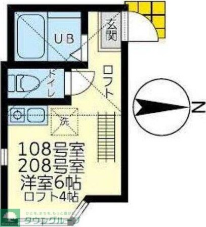 ユナイト鶴見ルーカスの杜の物件間取画像